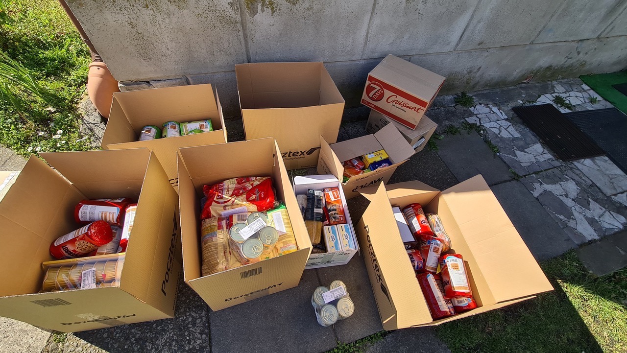 Ukrainian climber Valentyn Sypavin has spent the last two months driving around Europe, volunteering as a logistics coordinator to ferry food, medicine and supplies to the Ukrainian border. [Photo] Courtesy of Valentyn Sypavin