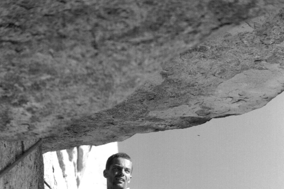 Tom Frost leads Pitch 29 during the first ascent of the Salathe Wall on El Capitan in 1961. Frost, Chuck Pratt and Royal Robbins completed the climb over nine and a half days. [Photo] Royal Robbins, Tom Frost collection