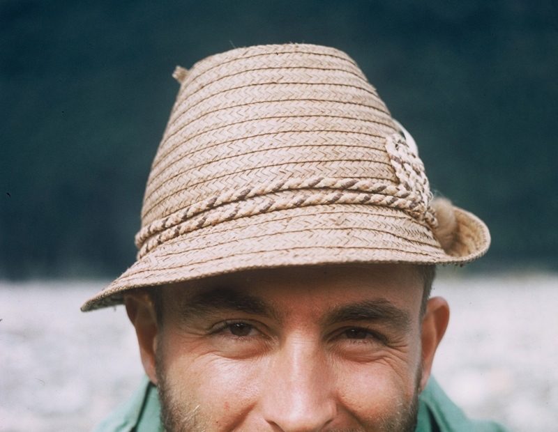 Wayne Merry while engaged in Alaskan glacier mapping for the International Geophysical Year (IGY) in 1958. [Photo] Dick Long (Wayne Merry collection)