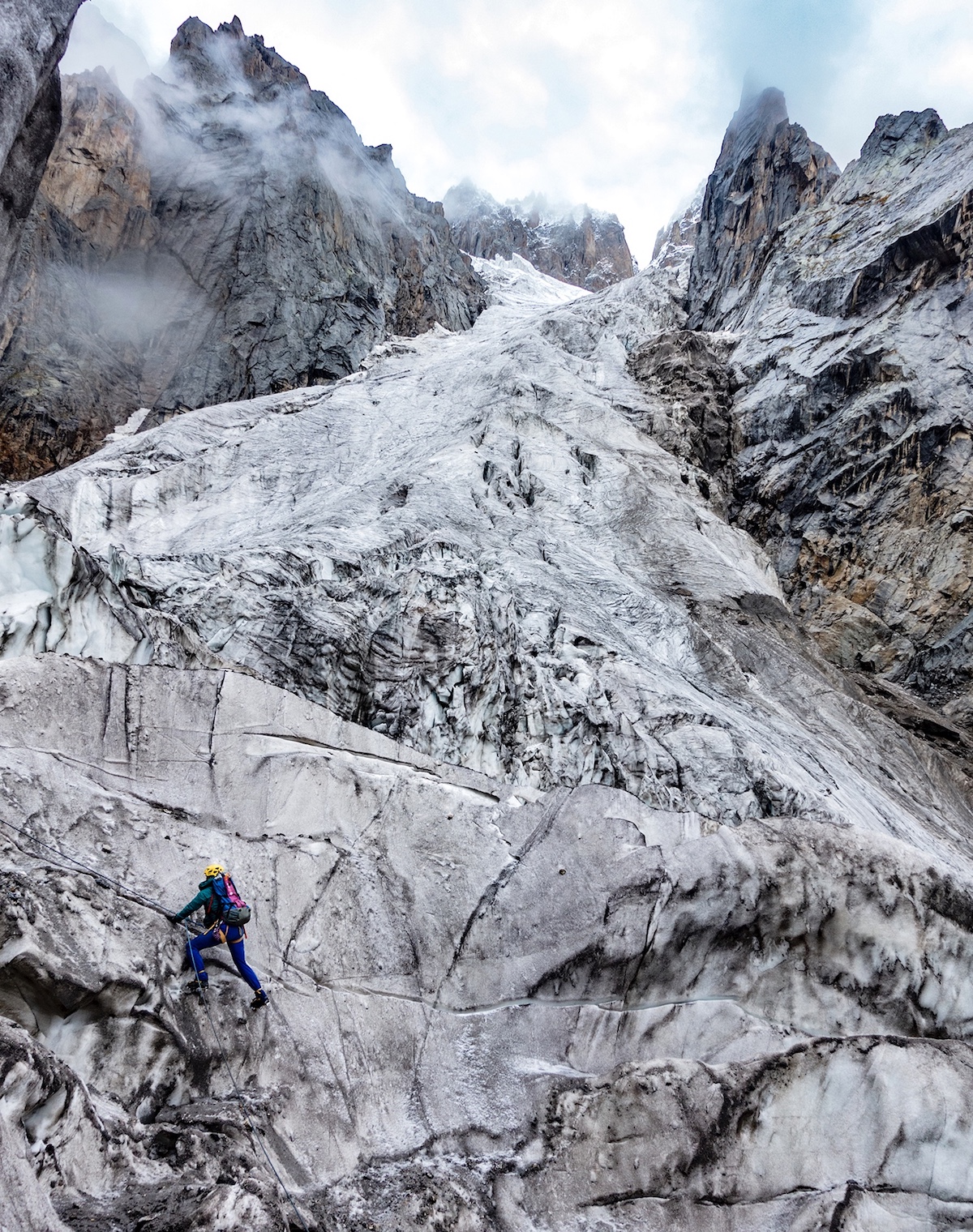 Whitney Clark (pictured), Josie McKee and Caro North received a 2018 Grit and Rock Award to attempt a first ascent on Arjuna (6230m) in India's Kishtwar Province. [Photo] Josie McKee