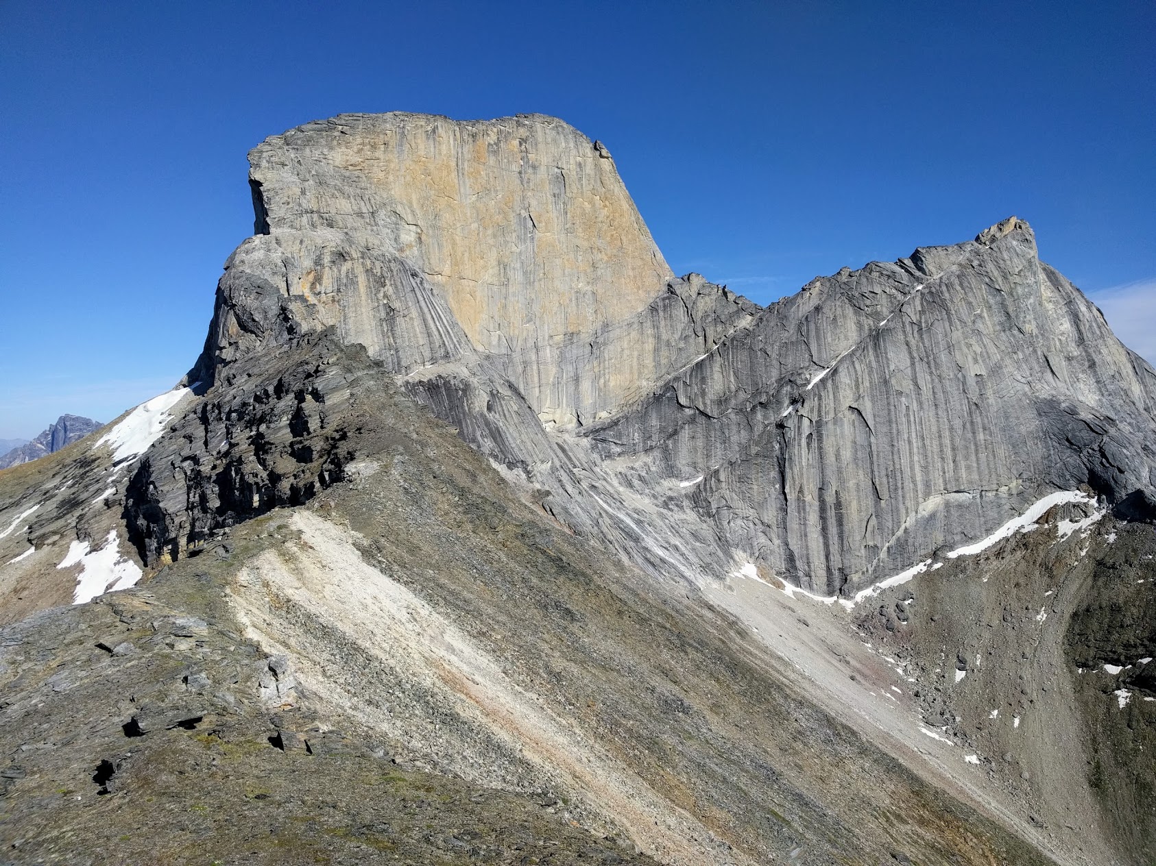 The west face of Xanadu. [Photo] Engberg, Bain, Boning and Braasch collection